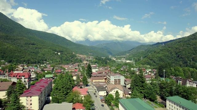 Красная поляна. Краснодарский край. 4к/Krasnaya Polyana. Krasnodar Region. 4k
