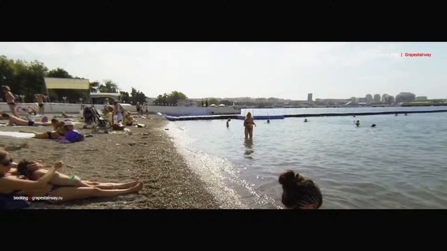 Обзор пляжей Геленджика. Галечный пляж "Приморье"