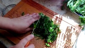 ЦИЦАК в масле с чесноком и зеленью, по Армянский
