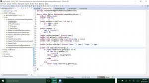 Chapter 10 - Implementing Comparable, compareTo Method