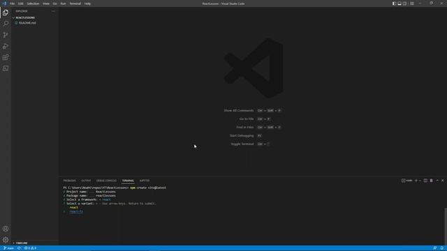How to start coding with React