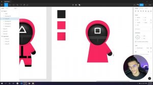 How to create Squid Game Character with Figma