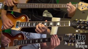 Kiss - I was made for lovin' you (Guitar & Bass cover)