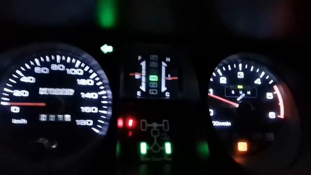 Pajero 2. Светодиоды в приборку + индикатор передачи смотреть онлайн
