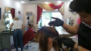 Окрашивание волос после кислотной смывки