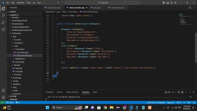 1.Master Laravel from Scratch: Building a Task Management System (Complete Beginner's Guide)