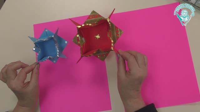 Мастер класс по оригами "Подарочная коробочка"