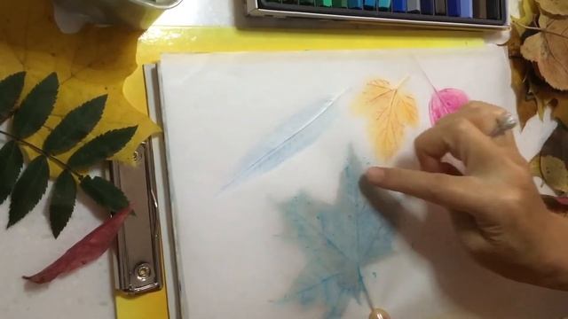 Занятия ИЗО - осенняя тема смотреть онлайн