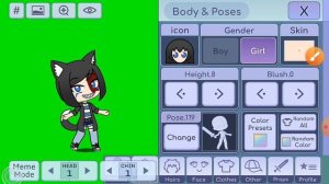 КАК  СДЕЛАТЬ ПЕРСАНАЖУ НЕСТАНДАРТНУЮ ФОРМУ ЛИЦА?//GACHA LIFE;-)