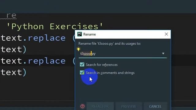 How To Rename Python File In PyCharm