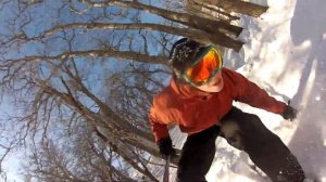 Горные лыжи в Армении GoPro/Mountain Skiing in Armenia GoPro