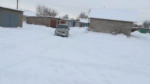 Лада калина по снегу