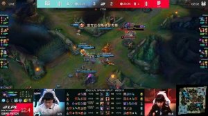 BLG vs UP - Game 1 | Week 9 Day 1 LPL Spring 2022 | TT vs Ultra Prime G1