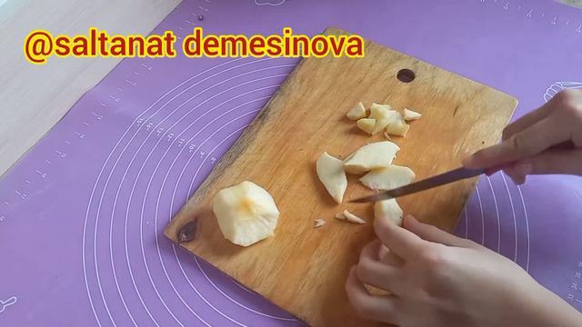 Пирожки с яблоками. Казакша рецепт.
