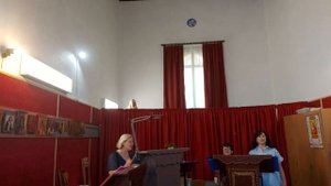 Апостоли сошествие Утешителя, припев и Задостойник Радуйся, Царице(Трубачёва)на Пятидесятницу