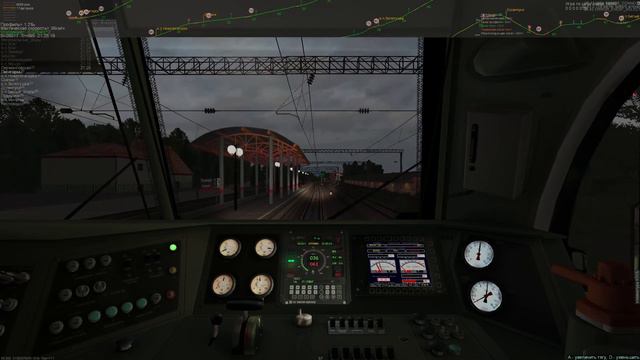 Тестовый мультиплеер по маршруту Минеральные Воды - Кисловодск ZDSimulator смотреть онлайн