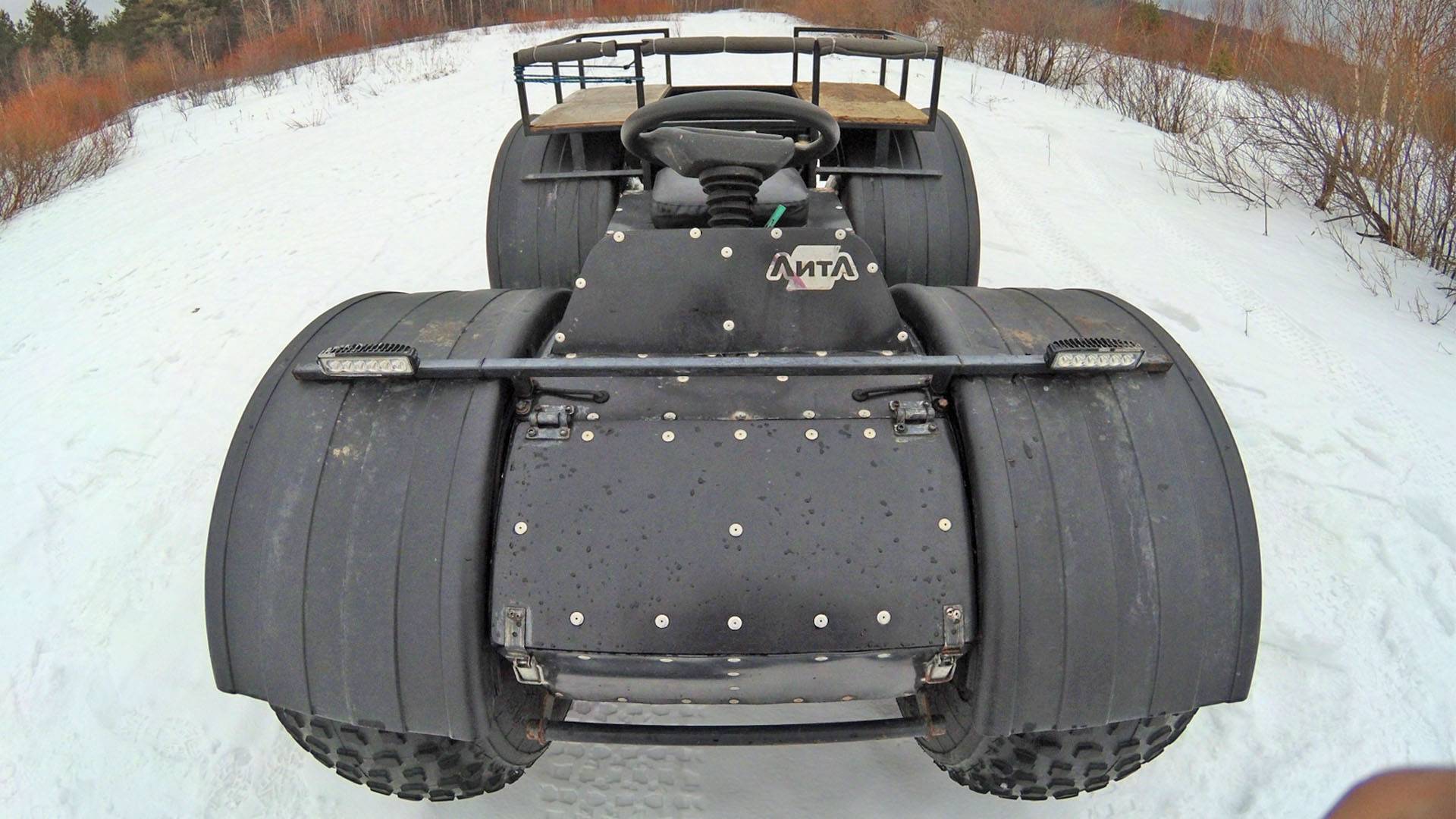 Вездеход Литл, доделал обозрел и покатался. смотреть онлайн