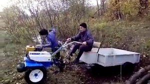 Тест драй мотоблока нева мб2