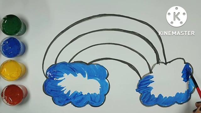 Drawing rainbow for children/Рисование радуга для детей | for Kids смотреть онлайн