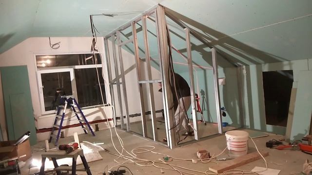 санузел из гипсокартона  на мансарде своими руками