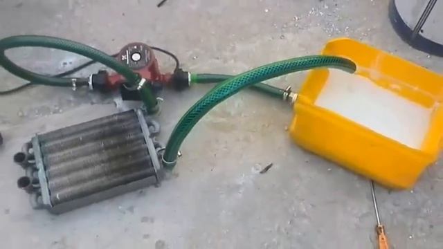 Промывка теплообменника