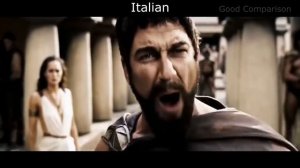 "THIS IS SPARTA" in different languages