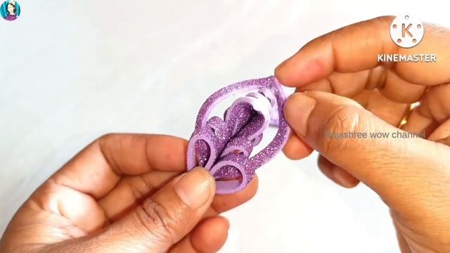 DIY Christmas decor Angel/Christmas ornament Tutorial/Glitter foam sheet craft/Foamiran/Art & Craft смотреть онлайн