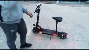 Тест электросамоката Joyor y5s по щебню. Общее впечатления.