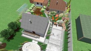 Ландшафтный дизайн участка 6 соток