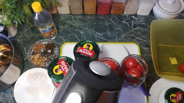 Помидоры консервированные на зиму\ Бабушкин рецепт!