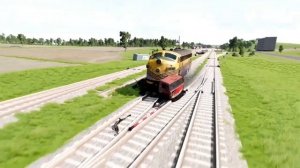 Cliff Drops And Train Vs Truck Accidents! BeamNG Drive Crashes