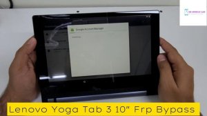 Lenovo Yoga Tab 3 (YT3-X50F)  10" Frp Bypass 2023 without pc android 6.0.1 #frp #frpbypass