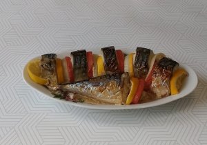 Скумбрия в духовке