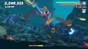 Hungry Shark World - Cosmic Alan vs Colossal Squid Boss Battle - All Sharks Unlocked Gameplay