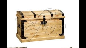 Сундук из коробки своими руками