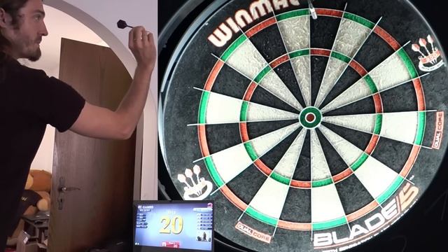 Winmau Phantom 95% Tungsten 24g Steeldarts Grip 4,5/5 Wertung 9/10 im Check mit 2 Kamera Gameplay смотреть онлайн