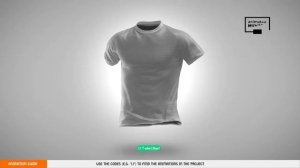 T-shirt II 360 Wide Mockup Template: 360 Animated T-shirt Mockup Template (After Effects Projects)