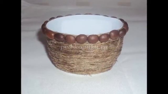 Кашпо своими руками из шпагата смотреть онлайн