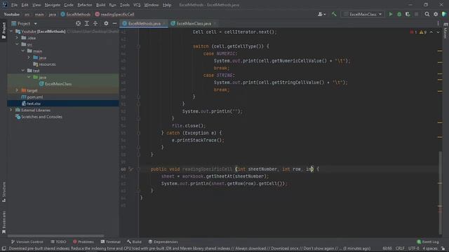How To Read Specific Cell in Excel using Java(Apachi poi) смотреть онлайн