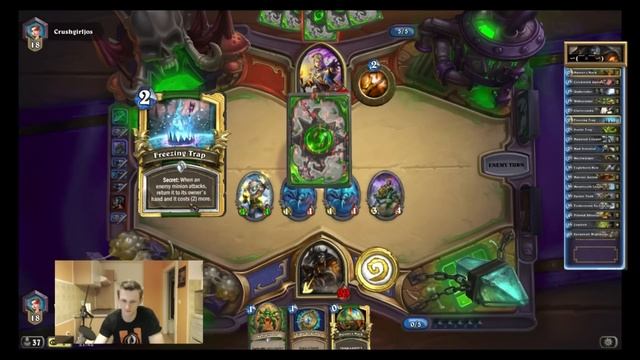 [Hearthstone] Goblins Vs. Gnomes: Mech Hunter with Gaara Vs. Priest Game 2 смотреть онлайн