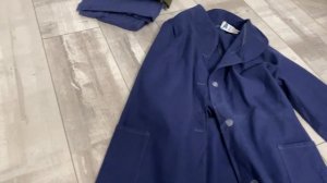 Халат байковый, на пуговицах, хопок 100 %