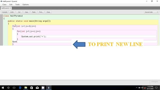Pattern in java | Coding Courses | Java Interview Questions | Coding for kids in java