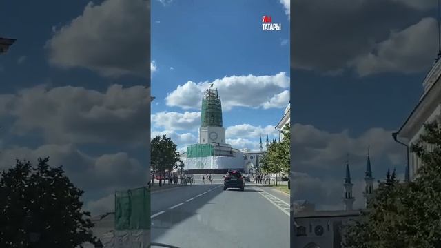 На Спасскую башню Казанского кремля вернули звезду