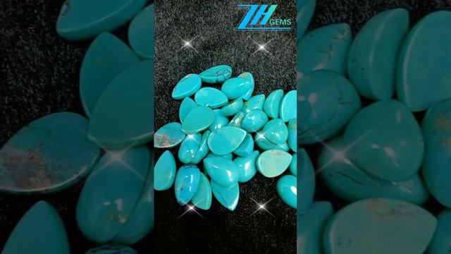 Natural turquoise Color blue pear Size Weight  Simple atmosphere DIY jewelry for Gift summer choice