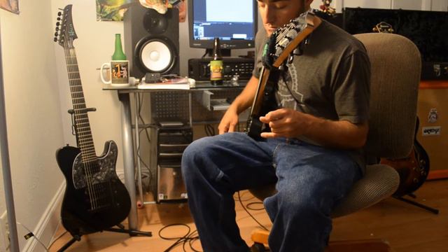 Boss RC-20XL Demo One Take Improvisation - Dean Murphy - Ibanez RG2228 смотреть онлайн