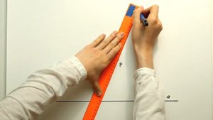 4K Как начертить параллельные прямые при помощи циркуля, how to draw parallel lines