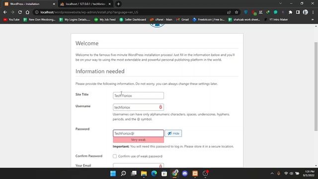 Installing WordPress & Creating Database For Installing WordPress | WordPress Development | #2