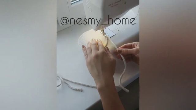 Шьем из хлопкового шнура
