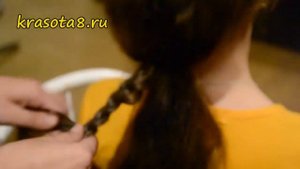 Прическа с валиком