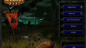 Warcraft 3 Reign of Chaos Game Menu With Sound